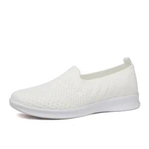 Women’s Casual Fitness Walking Sneakers Breathable Soft Material Slip On Lighted Design EVA