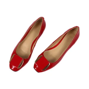 Women’s Casual Flat Loafer New Fashion Wedge Walking Shoes Genuine Leather Thick Soled Low Top Slip On Shallow Autumn