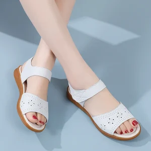 Women’s Casual Flat Open Toe Fisherman Sandals Summer Lightweight Lace up Outdoor ODM Large Sizes Anti-Slip