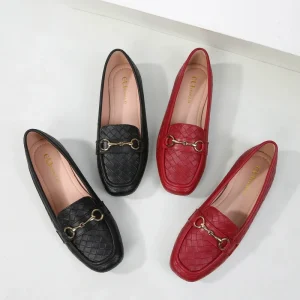 Women’s Casual Flat Shoes Big Size Lady Loafers Shoes