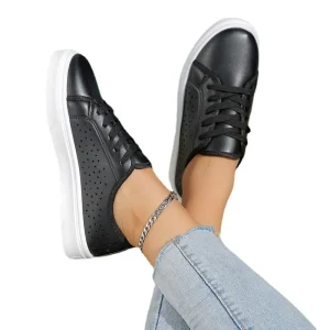 Women’s Casual Lace Up Shoes Comfortable Breathable Plus Size