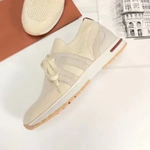 Women’s Casual Low top Wool Knit Shoes Flat Soft Athletic Shoes