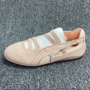 Women’s Casual Office Skateboarding Canvas Ballet EVA Shoes Crisscross Strap Toe Slip On Mary Jane Flats