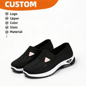 Women’s Casual Platform Shoes Slip On Breathable Cushioned Lightweight Non Slip Comfort Daily Commute Walking Shoes