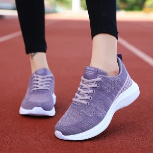 Women’s Casual Running Shoes Lightweight Breathable Walking Sneakers Non Slip Tennis Gym Workout Athletic Shoes