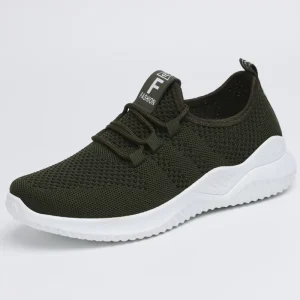 Women’s Casual Running Shoes with Round Toe Breathable Soft Sole Sneakers Fashion Trend for Foreign Trade and Girls