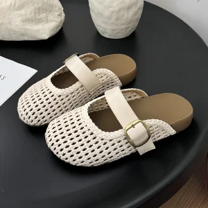 Women’s Casual Sandals Anti-slip Open Toe Slip-on Daily Casual Lightweight Home Footwear Women’s Slippers