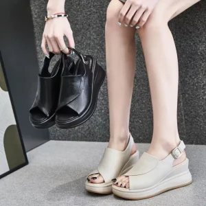 Women’s Casual Sandals Summer Ladies Shoes Thick Soles