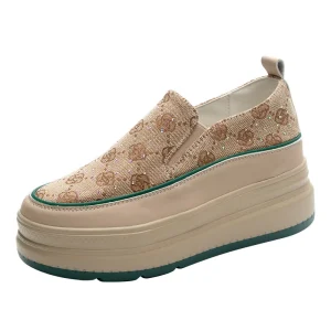 Womens Casual Shoes Breathing Shoes Fashionable Casual Sport Platform Boards Shoes