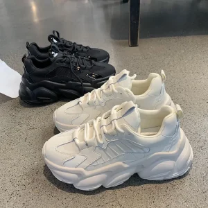 Women’s Casual Shoes Girl Ladies Flat Shoes Sport Shoes White Running Sneakers