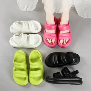 Women’s Casual Shoes with Platform Soles EVA Material Spring Autumn Summer Outdoor Beach for Home Use