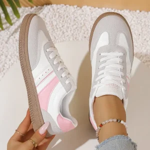Women’s Casual Sneakers Fashionable Cross Border Wedge Thick Soled Shoes for Girls Autumn & Spring Evergreen Comfort