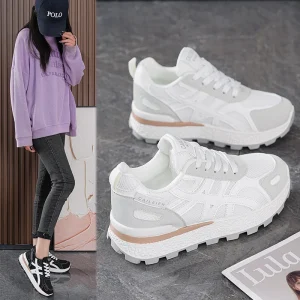 Women’s Casual Style Multi Color Fashion Walking Shoes Enhance Sole Shock Absorption Breathable Casual Shoes