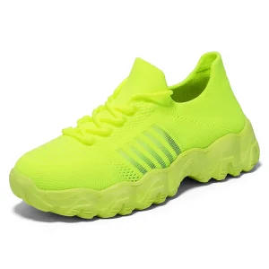 Women’s Casual Walking Sneakers Lace up Height Increasing Platform Sports Shoes Pantshoes Breathable Feature Zapatos Deportivos