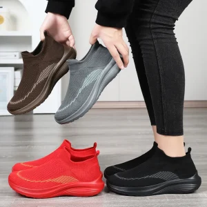 Women’s Casual Walking Style Flat Sneakers Lightweight Non-slip in Stock Shoes