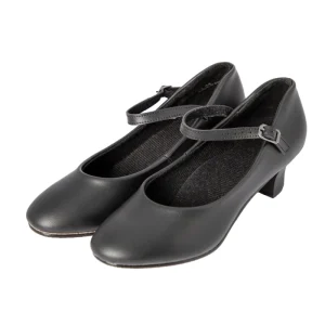 Women’s Character Shoes Ankle-High Leather Latin Ballroom Character Shoes Salsa Dress Party Dance Leather Heels
