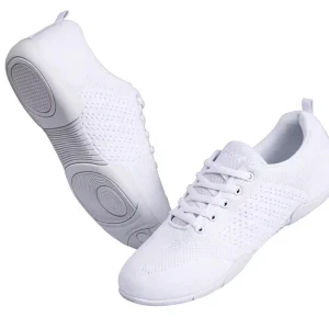 Women’s Cheerleading Shoes Lightweight Mesh Upper & Lining Non Slip Athletic Sneakers For Cheer Dance Gymnastics Breathable