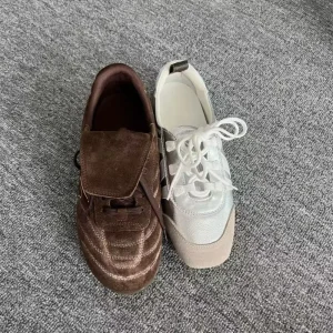Women’s Classic Ballet Style Low Top Slip On Casual Shoes with Artificial Leather Upper for Spring Summer Training