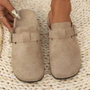 Women’s Classic Comfortable Flat Sandals Casual Stylish for Summer Spring Lightweight Foot Feel