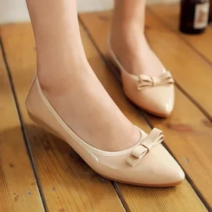 Women’s Classic Elegant Casual Flat Shoes Woman Light Weight Soft Soled Button Driving Pregnant Driving Comfort Flats Shoes