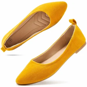 Women’s Classic Pointed Toe Flats Slip On Light Summer Spring Autumn Cotton