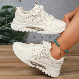 Women’s Classic Sports Sneakers High Rubber Sole Anti Slip and Soft for All Seasons Summer Winter Spring and Autumn
