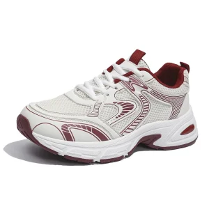 Women’s Clunky Sneakers Comfort Flat Heel Brand Design Logo Sports Shoes for Young Girls Factory 36-45