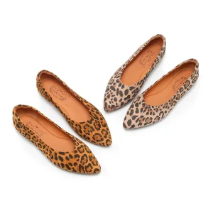 Women’s Colorful Lightweight Breathable Soft Fashion Trend Ballet Flats Lace-Up Shoes for Summer Spring Autumn