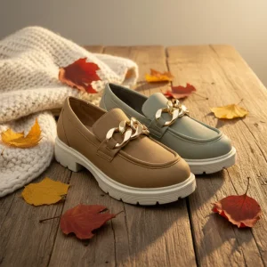 Women’s Comfortable Fashionable Casual Loafer Flat Shoes Anti Slip Autumn Winter Soft