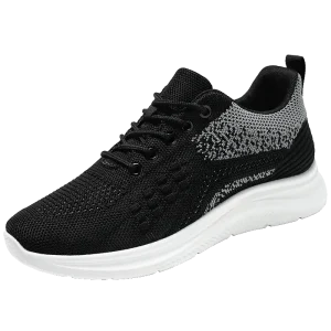 Women’s Comfortable Flat Platform Sneakers Breathable Fly Knit Jogging and Walking Shoes for Spring and Casual Winter Use 36-41