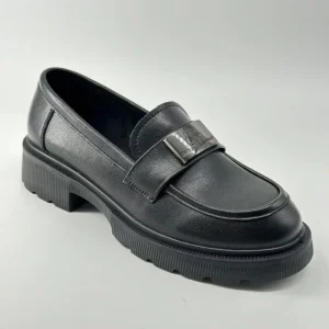 Women’s Comfortable PU Leather Platform Loafers Breathable Chunky Heel Slip-On Shoes Spring Autumn Business Formal Dress Work