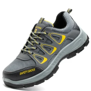 Women’s Comfortable Sport Safety Shoes Nail Penetration Breathable Safety Footwear for Factory Work