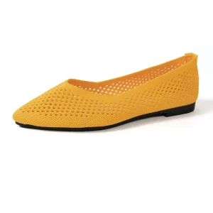 Women’s Comfy Stylish Flats Lightweight Pointed Toe Slip-On Loafers Low Heel for Fall Summer Everyday Casual Weekend Wear