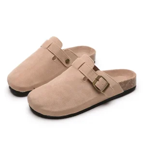Women’s Couple EVA Casual Mules Spring Height Increasing Slip Resistant Shoes with PU Lining