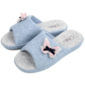 Women’s Cozy Indoor Slide Shoes Fuzzy Winter with Anti-Slippery TPR Outsole Closed Toe Arch Support Hard-Wearing