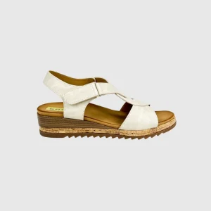 Women’s Criss-Cross Strap Thick Sole Wedges Sandals Open Toe Velcro Adjustment Strap Casual Comfortable Lightweight Chunky Shoes
