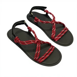 Women’s Cross-tied Open Toe Roman Sandals Summer Beach Flat for Vacation Leisure