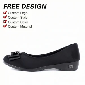 Women’s Cushioned Flat Loafers Elderly Soft Sole Summer Single Shoes Low Heel Wide Fit Plus Slip On Non Slip Wearable