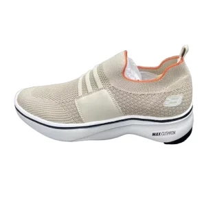 Women’s Cushioning Casual Sneakers Breathable Knit Slip-on Shoes Lightweight Comfort Walking Sneakers