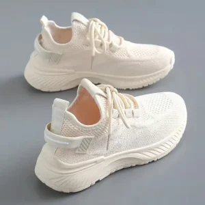 Women’s Custom Breathable Walking Sneakers Slip on Casual Running Shoes EVA Midsole & Outsole PU Upper Made in China New Styles