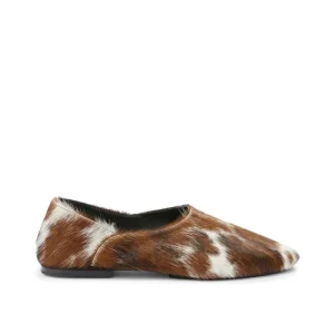 Women’s Custom Summer Mules Slippers Leopard Pattern Horse Fur Half Cover Flat Shoes Cushioning Winter Spring