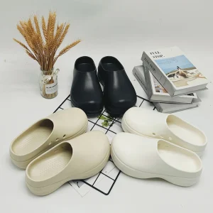 Women’s Customizable EVA Soft Comfort Platform Anti-Slip Clogs Mules for Summer Light Massage Breathable Outdoor Design