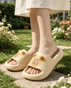Women’s Designer EVA Summer Beach Sandals Slippers Cartoon Capybara Platform Thick Sole Slides for Women Ladies