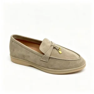 Women’s Designer Loafers with Luxury Style. Fashionable and Simple Pink Shoes. Factory