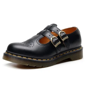 Women’s Dress Shoes Retro Design Genuine Leather Loafers Pumps Platform Sneakers Height Increasing Elegant Preppy
