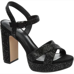 Women’s Elegant Rhinestone Embellished Heeled Sandals Chic Dressy Casual High Heels & Mules for Party Wedding Prom Night Out
