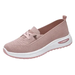Women’s Evergreen Fashion Lace Up Running Walking Shoes Breathable Mesh Upper Lightweight Autumn Summer Season