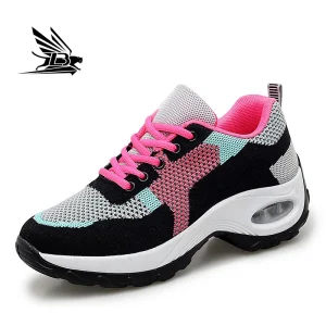 Women’s Fashion Casual Running Shoes Comfortable Breathable Vulcanized Lighted and Flexible for Autumn and Spring Outdoors