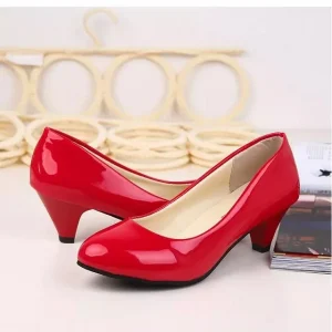 Women’s Fashion Heels Low Top Comfortable High Heel Shoes