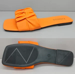 Women’s Fashion Slide Sandal PU Upper TPR Outsole Summer & Spring